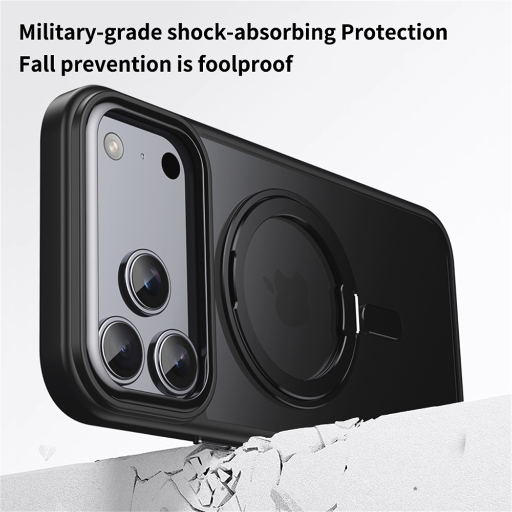 حافظة هاتف شفافة بحامل حلقي مع - مراجعة Magnetic Charging Stand وسعره