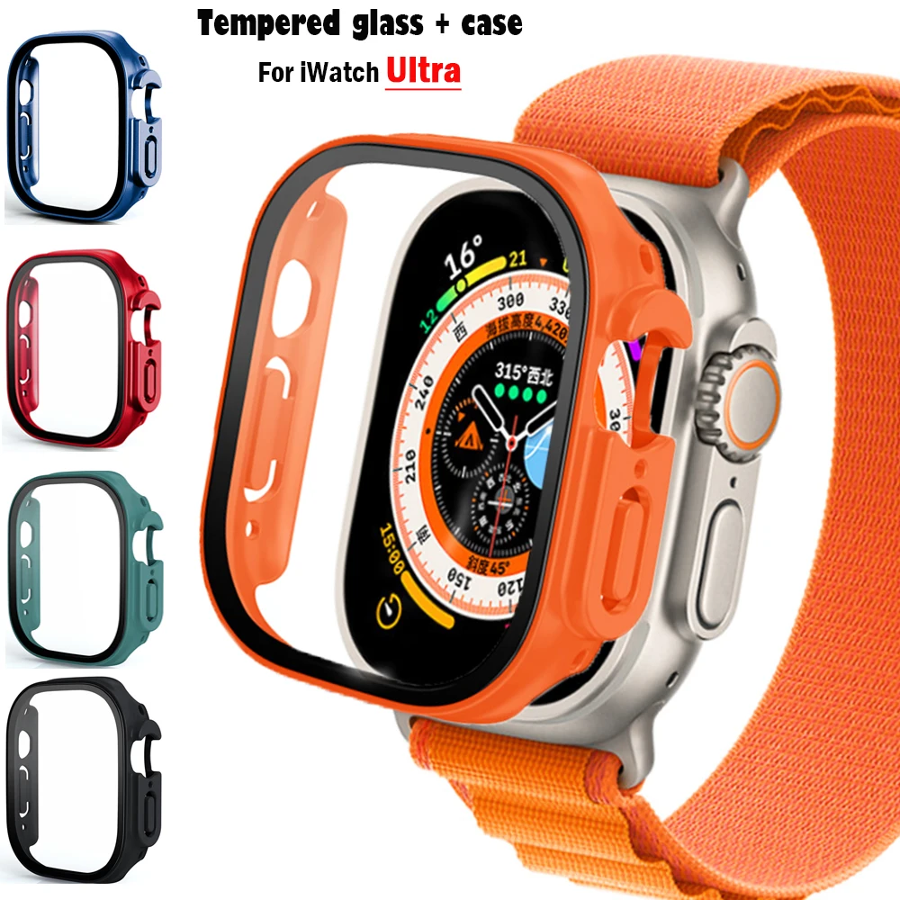 زجاج + حافظة لساعة أبل الترا 4 - مراجعة Smartwatch Band Accessories وسعره